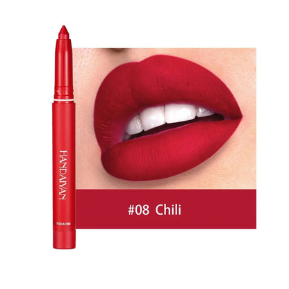 12 Color HANDAIYAN Pintalabios Impermeable Volumen 4D