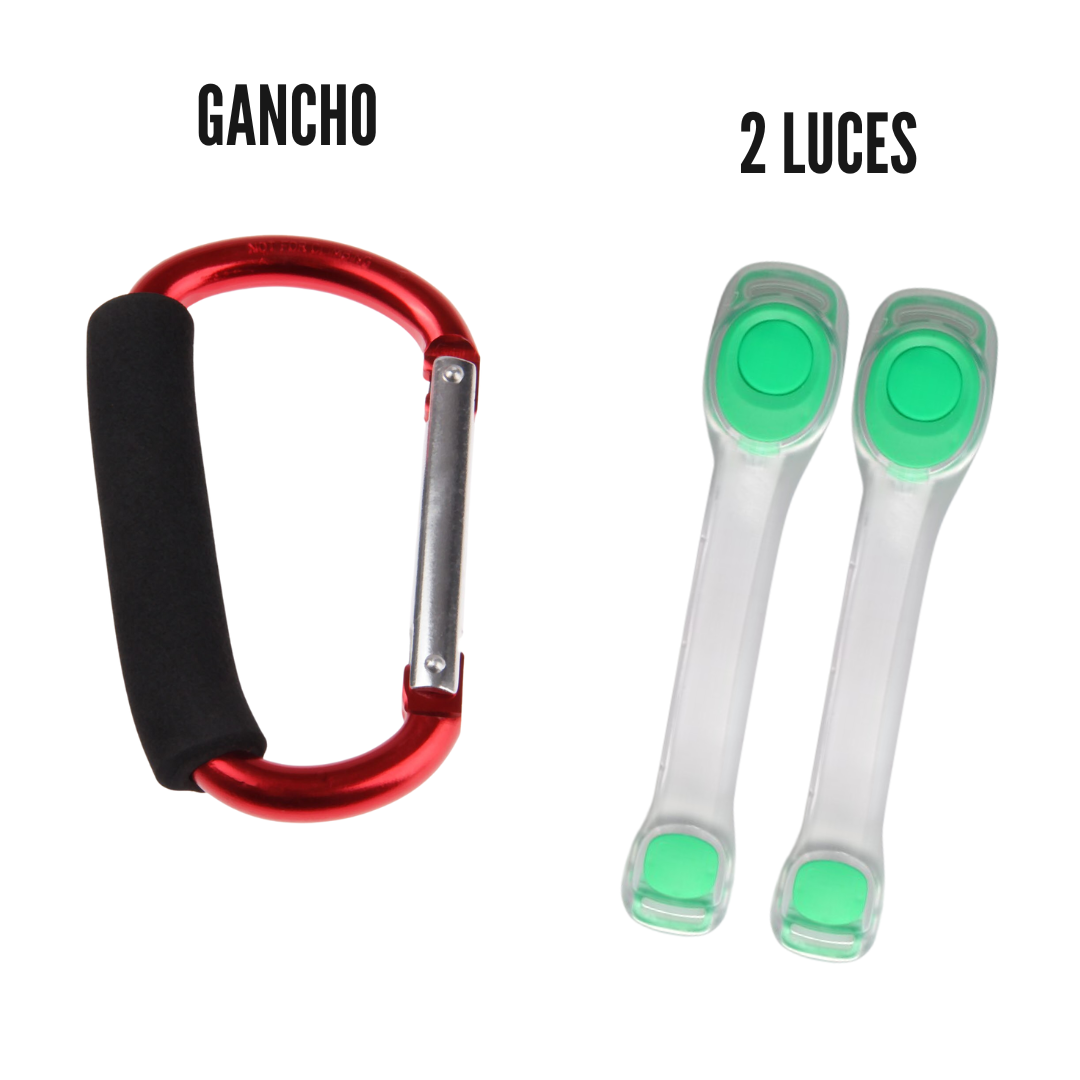 Pack Gancho Metálico + 2 Luces Deportivas