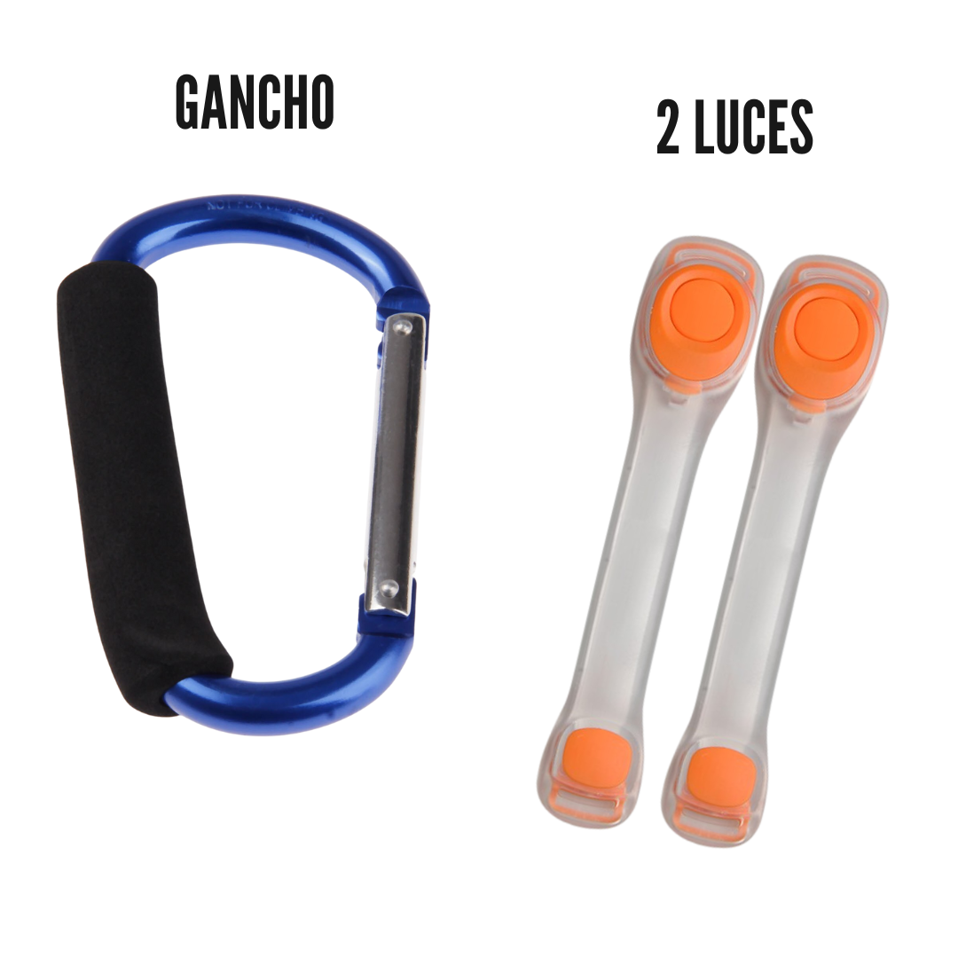 Pack Gancho Metálico + 2 Luces Deportivas