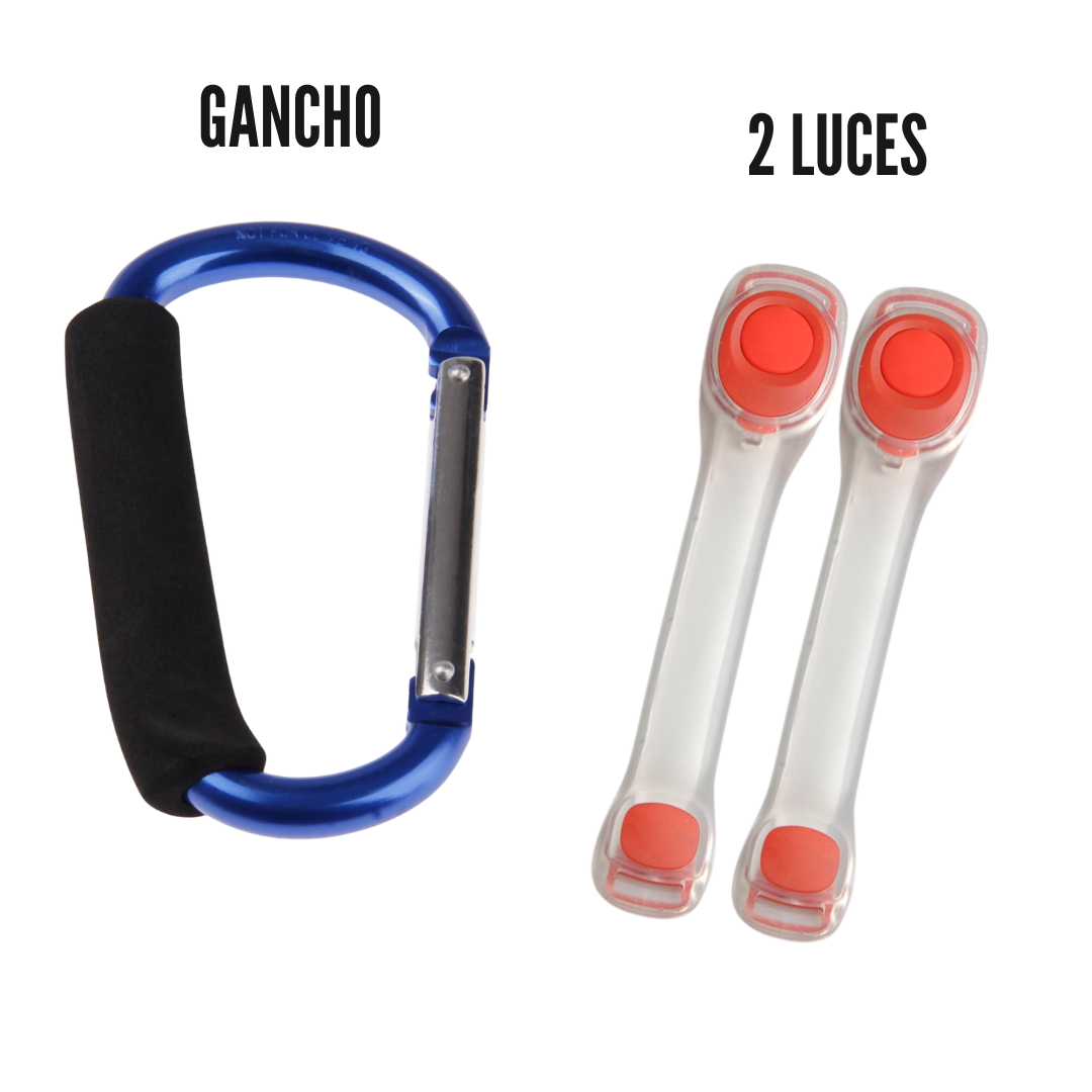 Pack Gancho Metálico + 2 Luces Deportivas