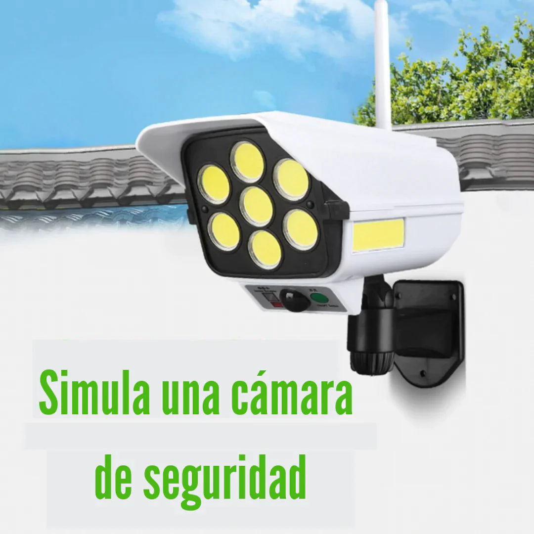 Foco Cámara de Seguridad Solar - 180W Luz Fría IP65