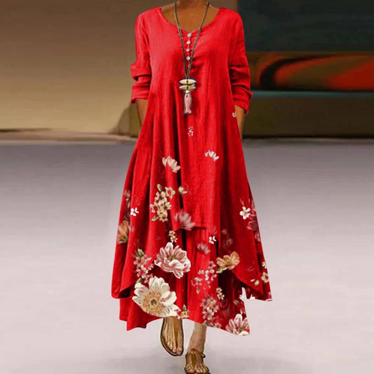 Vestido Flower Velvet