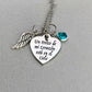Collar Un Trozo de mi Corazón está en el Cielo