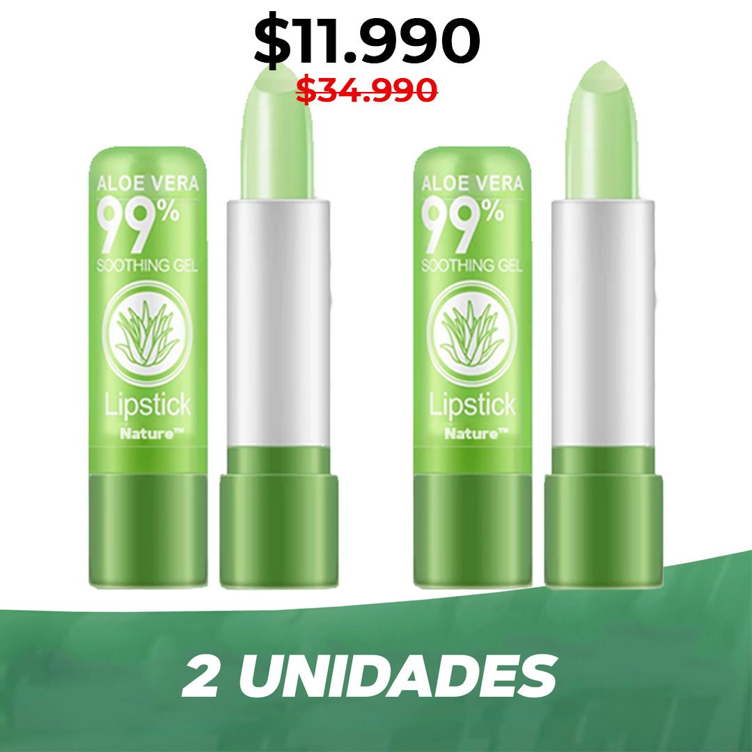 Lápiz Labial Natural de Aloe Vera - Nature™