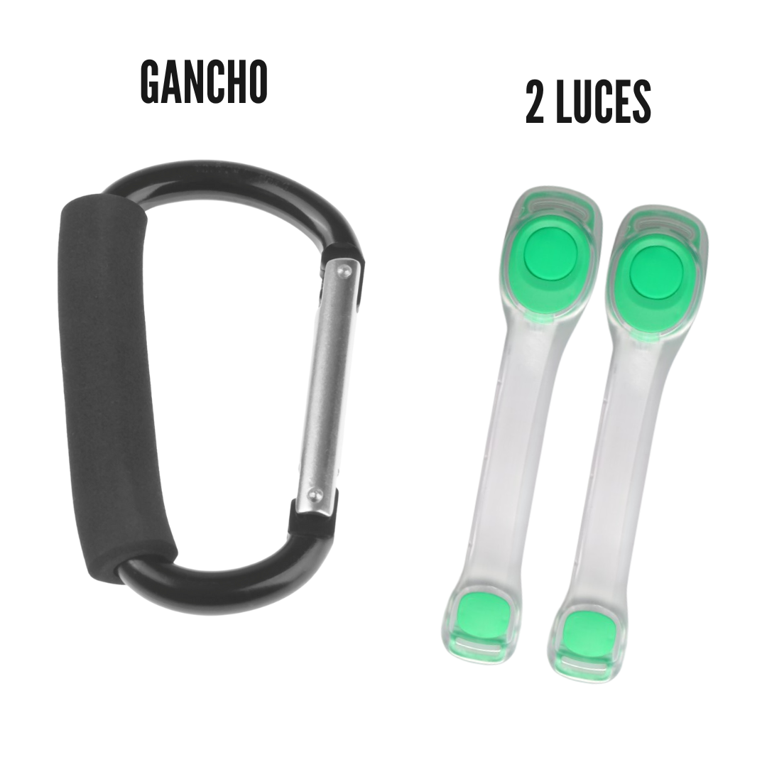 Pack Gancho Metálico + 2 Luces Deportivas