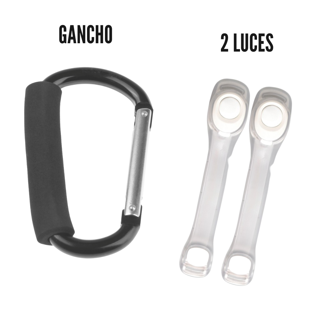 Pack Gancho Metálico + 2 Luces Deportivas