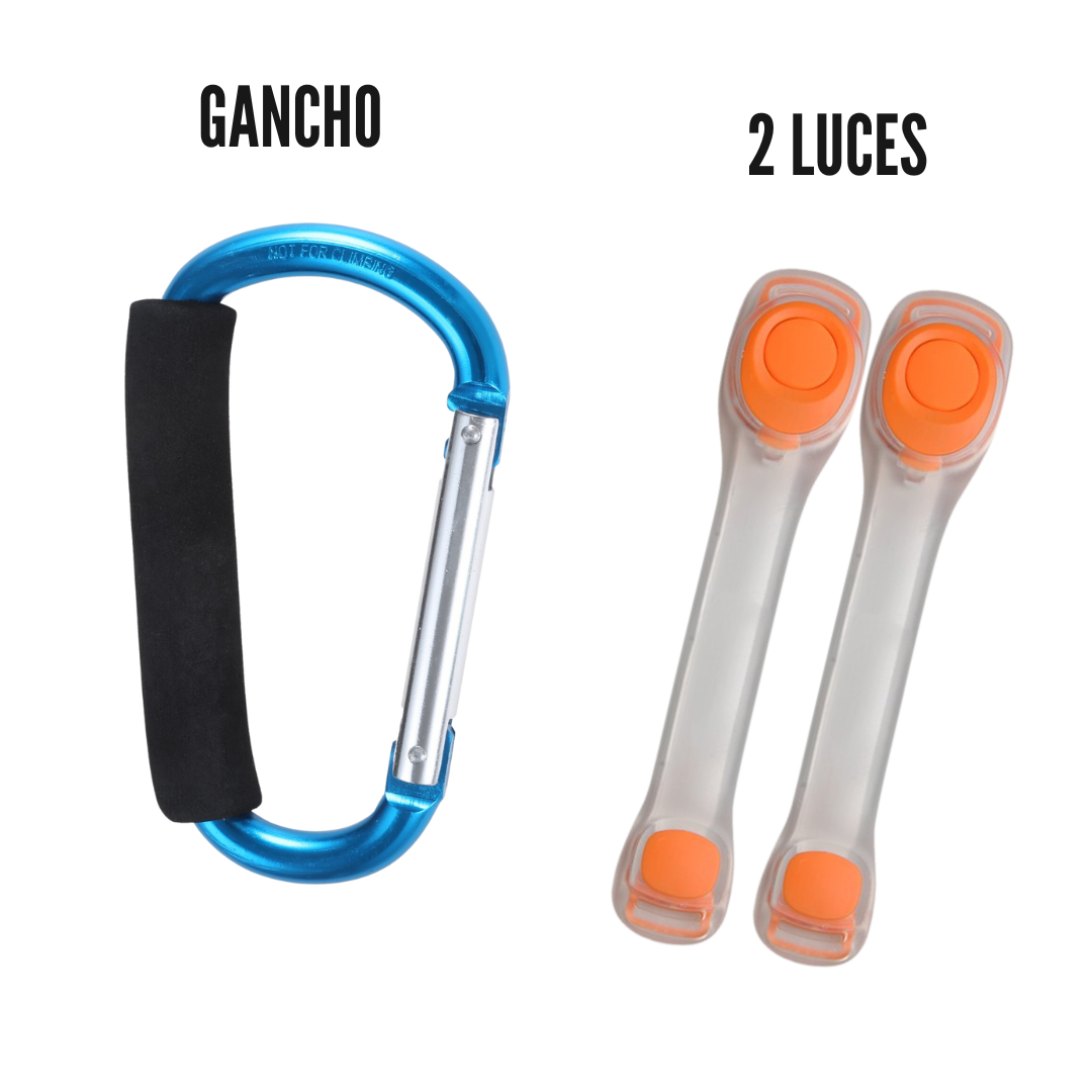 Pack Gancho Metálico + 2 Luces Deportivas