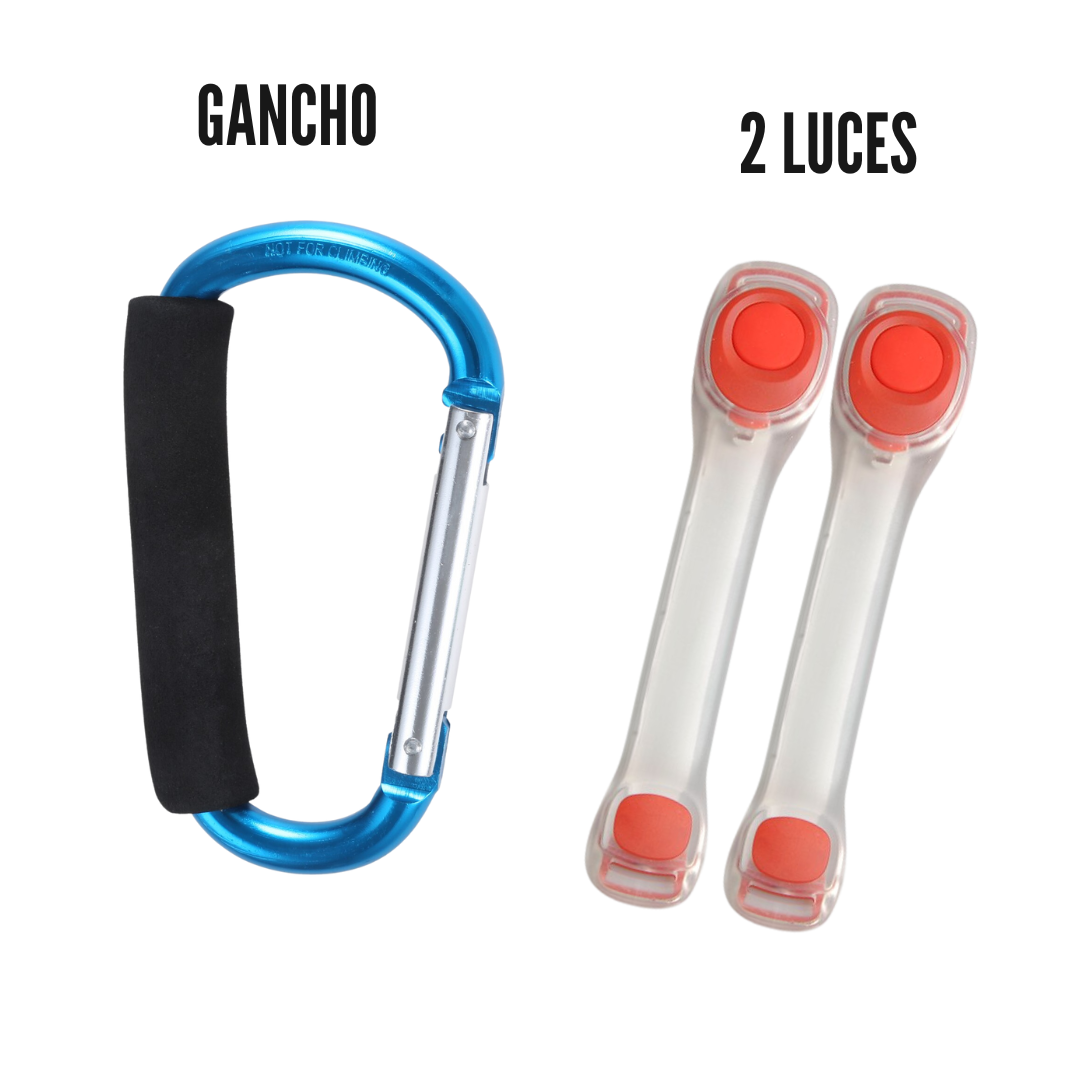 Pack Gancho Metálico + 2 Luces Deportivas