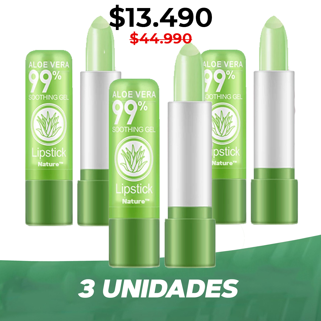 Lápiz Labial Natural de Aloe Vera - Nature™