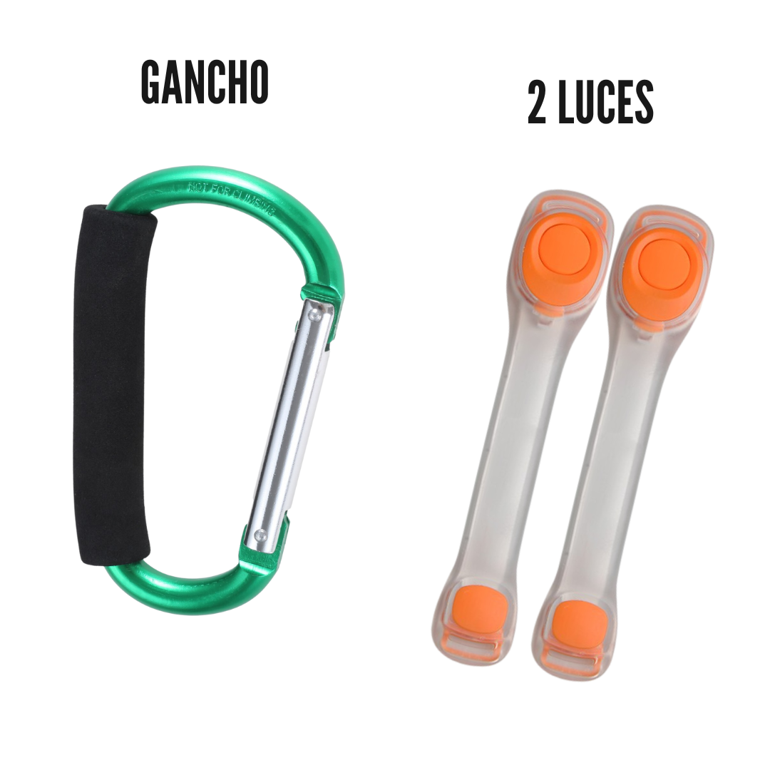 Pack Gancho Metálico + 2 Luces Deportivas