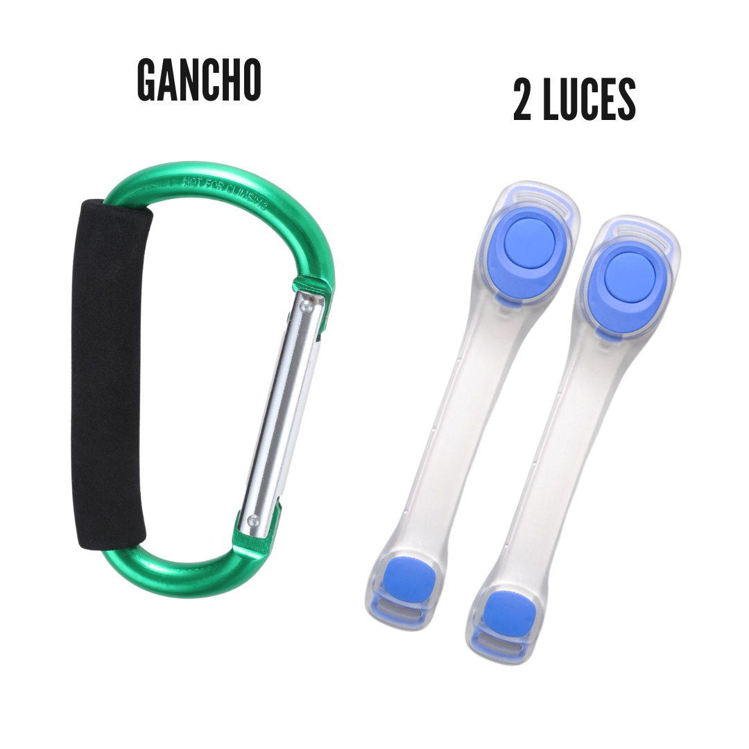 Pack Gancho Metálico + 2 Luces Deportivas