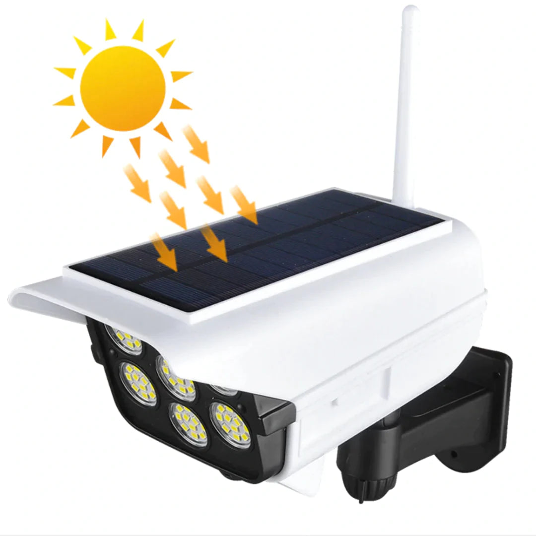 Foco Cámara de Seguridad Solar - 180W Luz Fría IP65