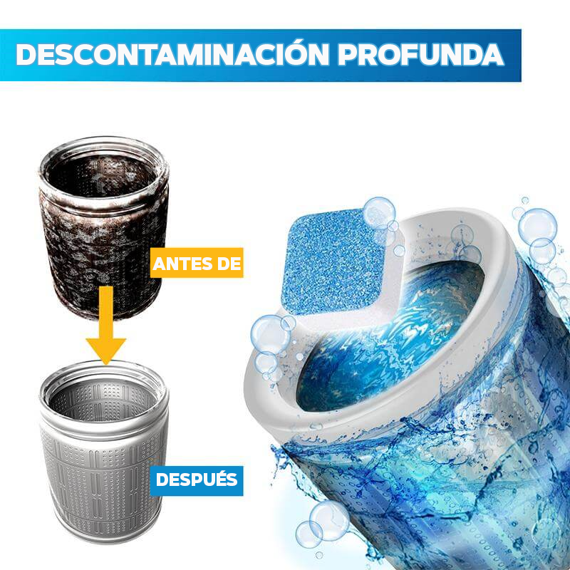 LIMPIADOR DE LAVADORA - WASHCLEANER®