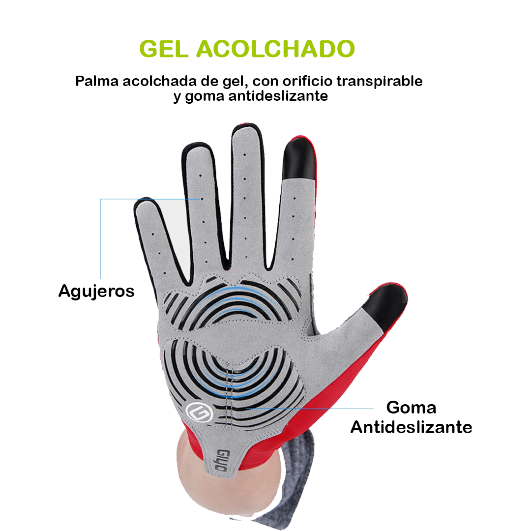 Guantes Ciclismo con dedo tactil