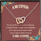Esposo a Esposa - No soy perfecto - Collar de Doble Corazón