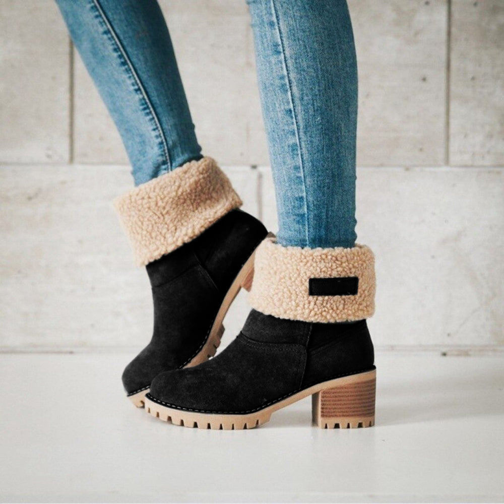 Botas Plegables con Forro de Piel - Emilia™