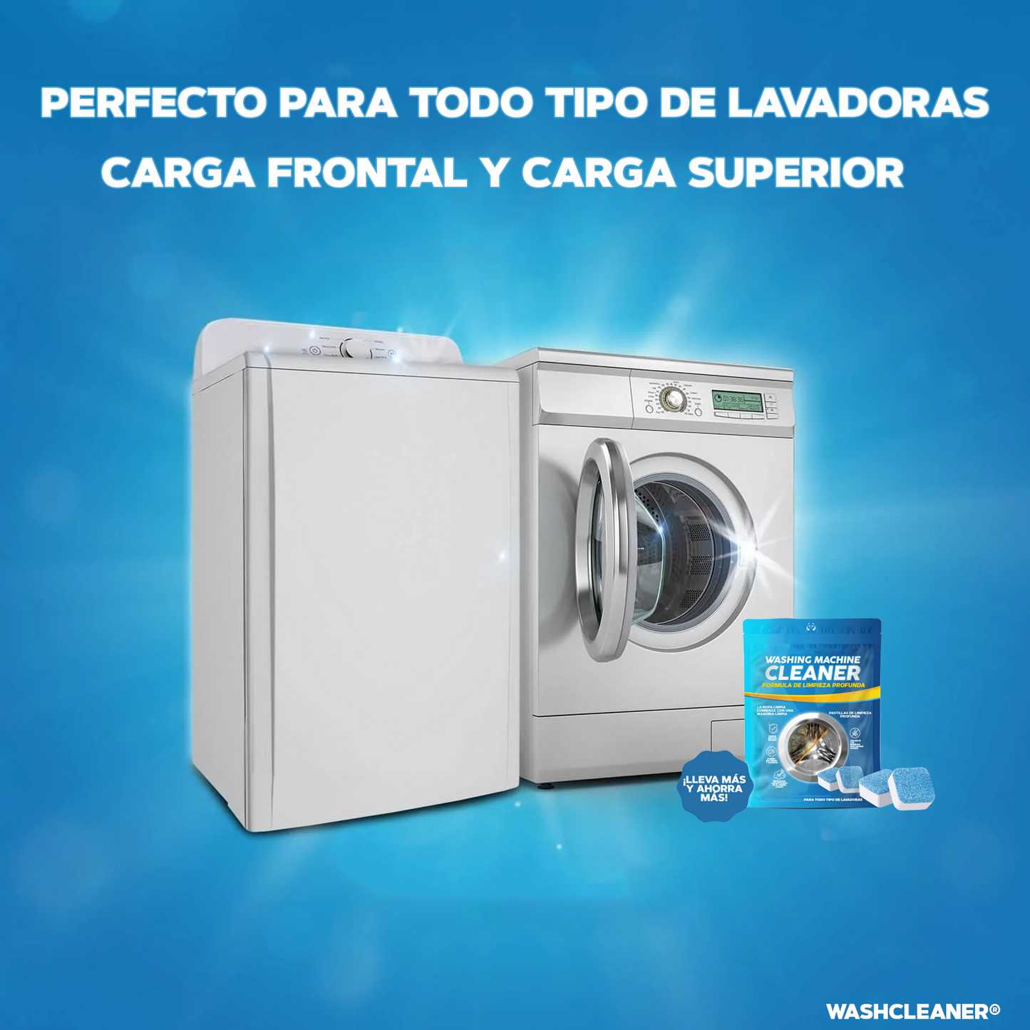 LIMPIADOR DE LAVADORA - WASHCLEANER®