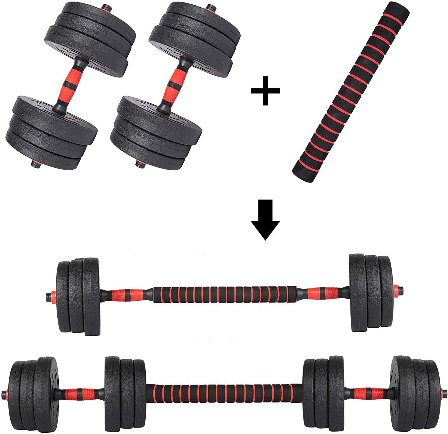 Mancuernas Unibles Set 20 Kg