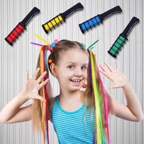 Peine De Tiza Para El Cabello, Tinte De Color, Temporal