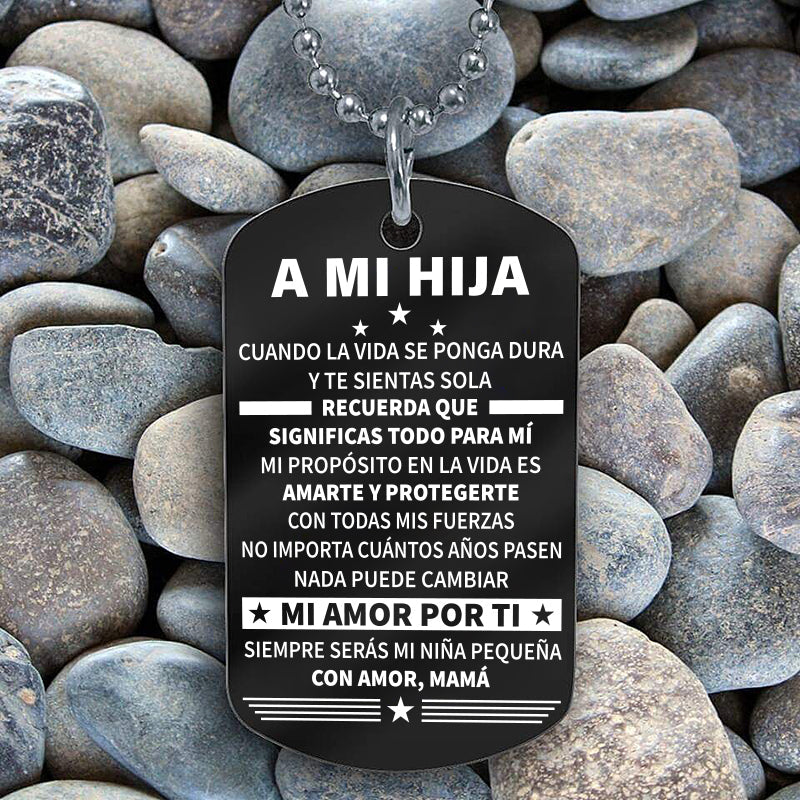 Collar Mamá a Hija - NADA PUEDE CAMBIAR MI AMOR POR TI