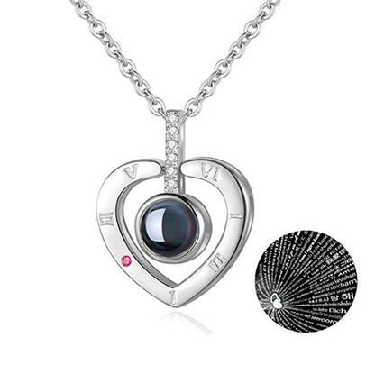 Collar con proyección - "Te quiero" en 100 idiomas