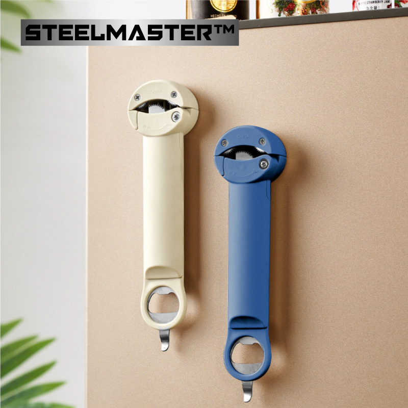 MultiAbreFrascos ajustable de acero inoxidable - SteelMaster™