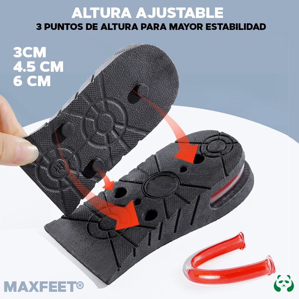 Plantillas para aumentar estatura - MaxFeet®