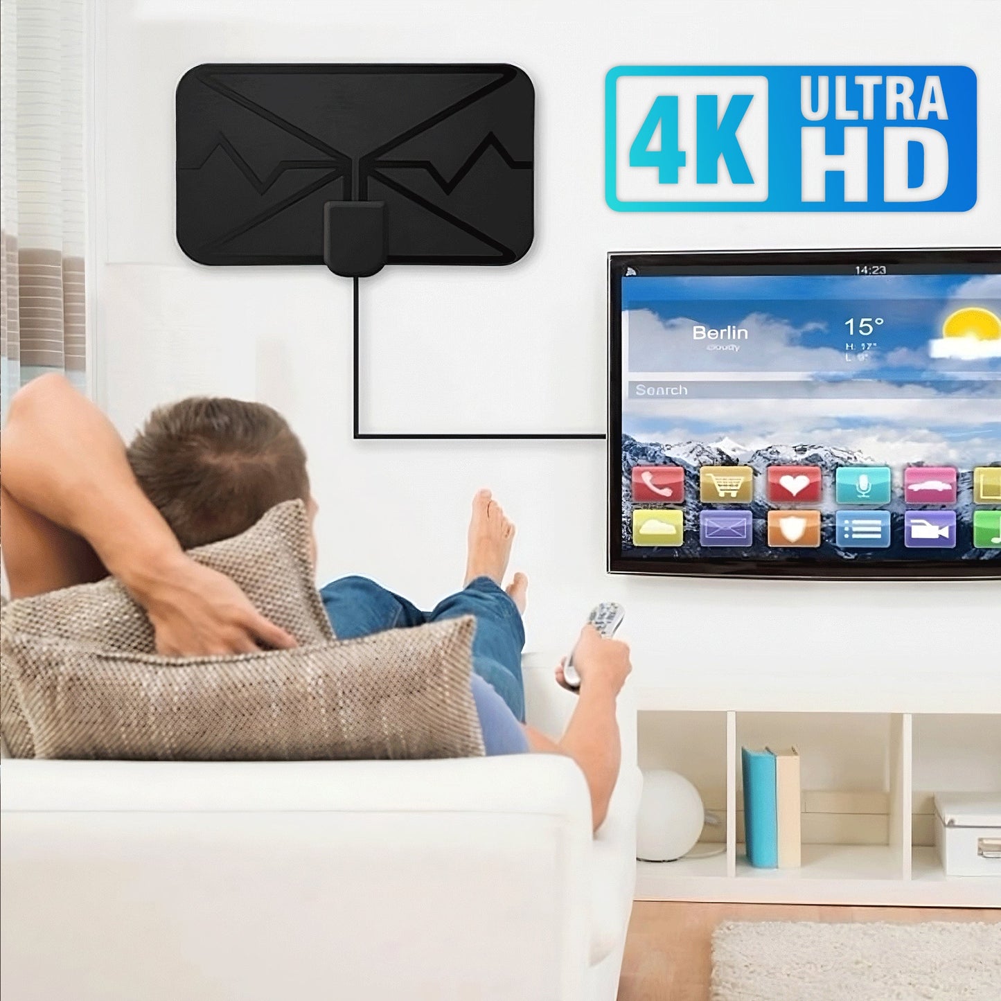 Antena Digital 4k con Todos los canales Gratis - TodoTv™