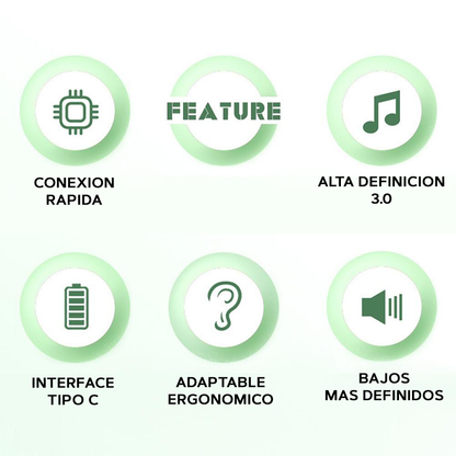 Audifonos bluetooth cancelación ruido externo - BlueSound™