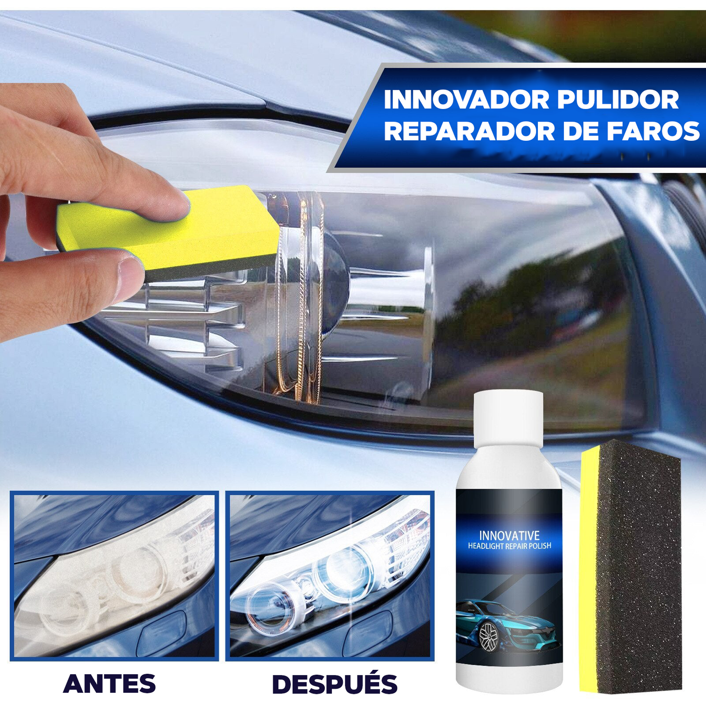 Kit para pulir faros - CarPolisher™