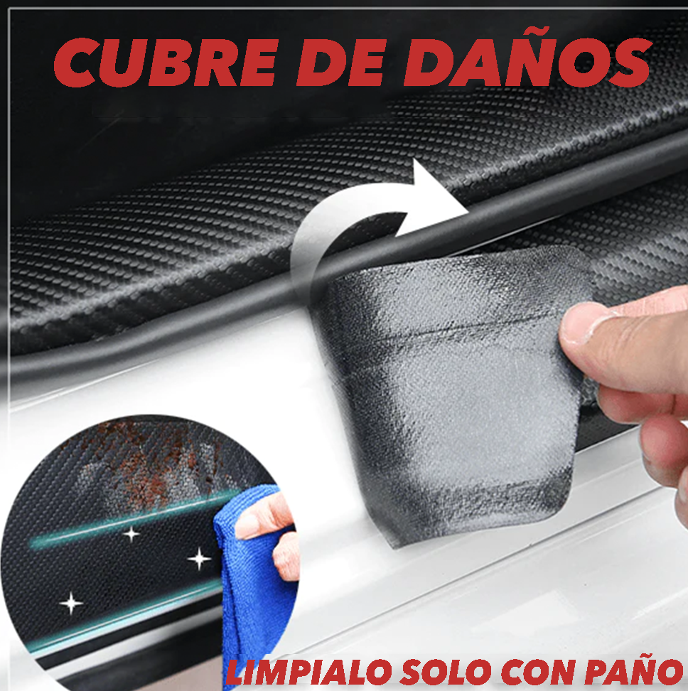 Set de 4 Protectores de pisadera para autos - ProtectCar®