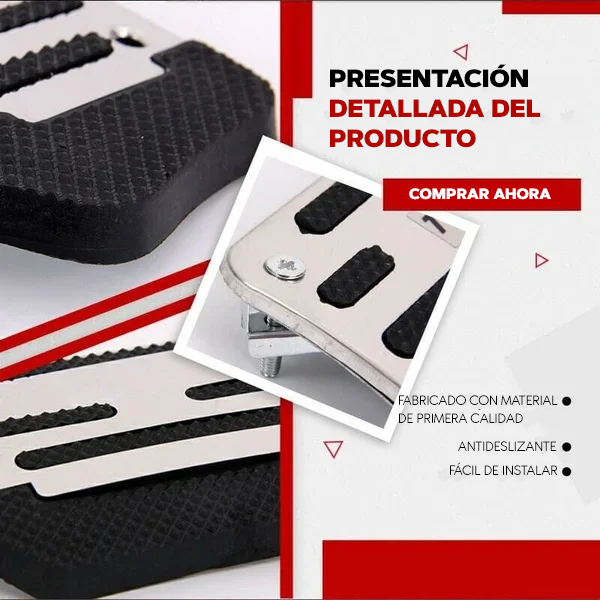 Pedal antideslizante para auto