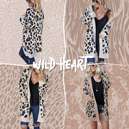 Cárdigan de leopardo - WILD HEART™