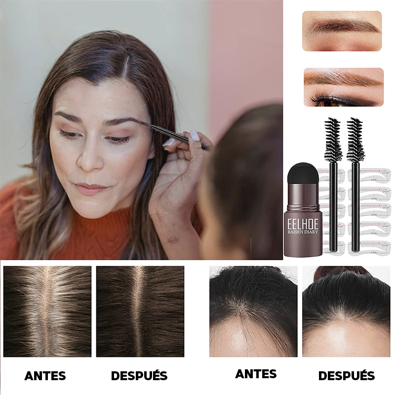 Sello de cejas + 10 plantillas y 2 pinceles BEAUTY LADY™