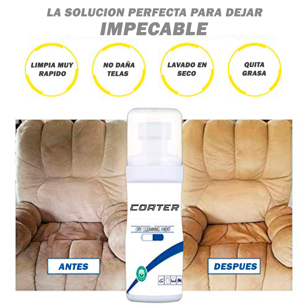 ESPUMA LIMPIADORA DE SILLONES Y ROPA - COATER™