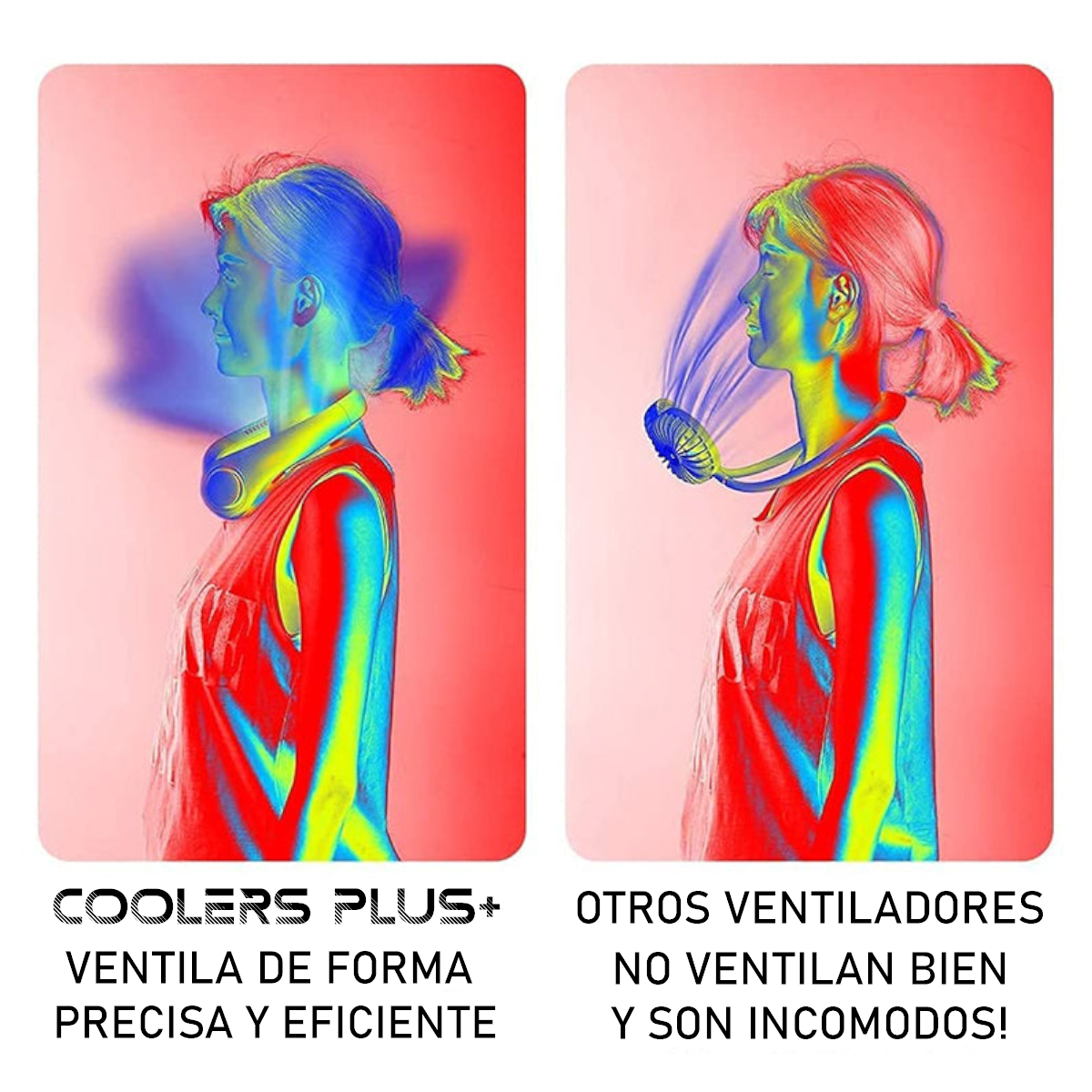 VENTILADOR DE CUELLO PORTATIL - COOLERS PLUS™