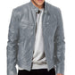 Chaqueta de cuero de hombre 100% a mano - LEATHERJACKET™