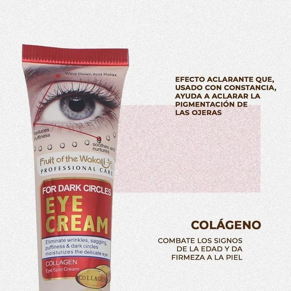Crema de Ojos Anti Ojeras y Arrugas Premium