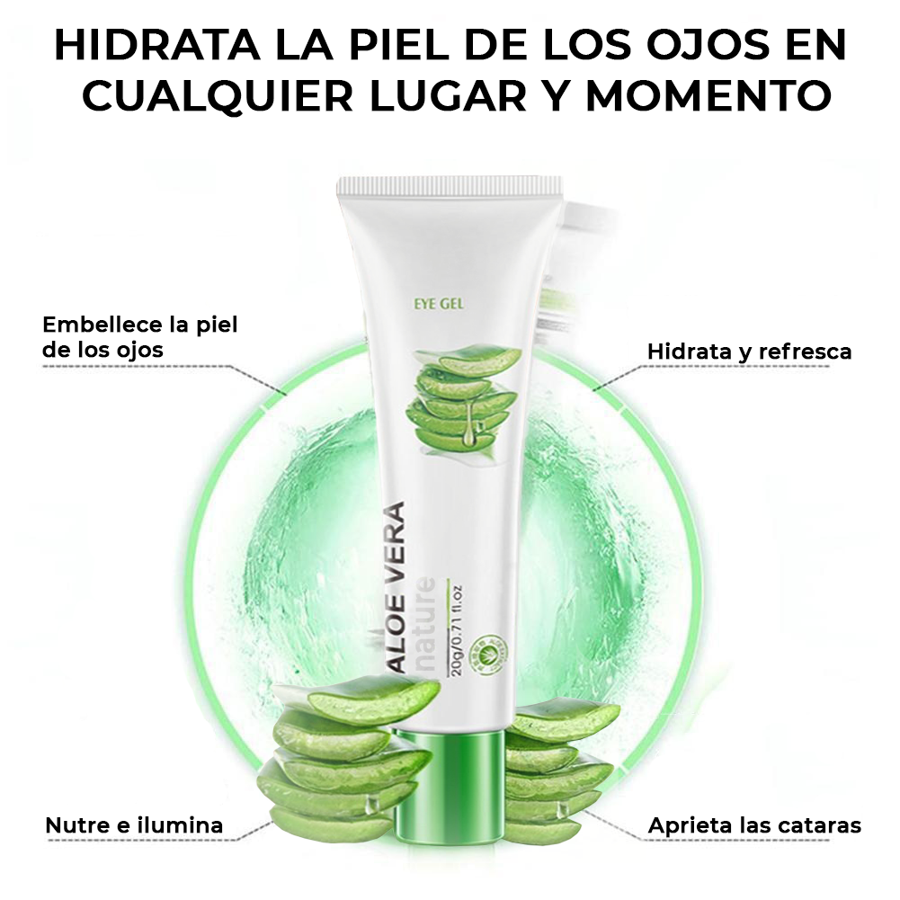 Crema para eliminar ojeras de aloe vera - Nature™