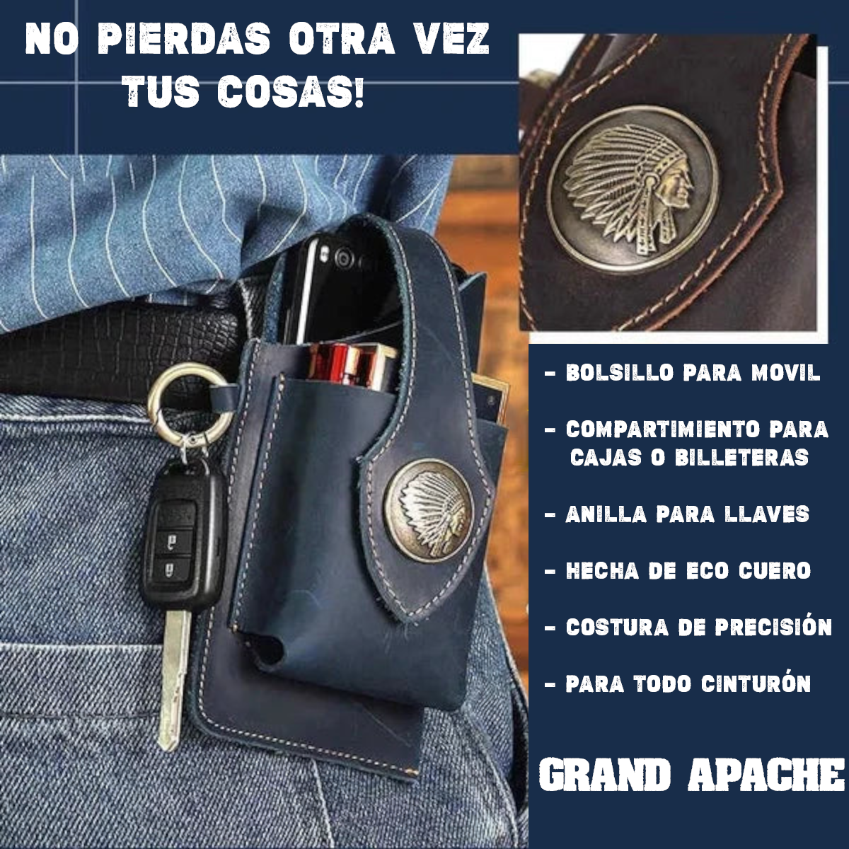 CARTERA DE CUERO - GRANDAPACHE™