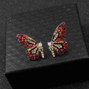 Aretes Mariposas de circonita