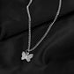 Collar de Mariposas de Plata y baño en Oro