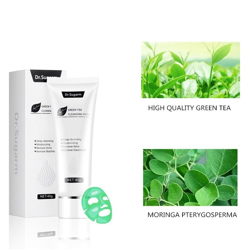 Mascarilla facial de té verde Dr. Sugarm - yudachile