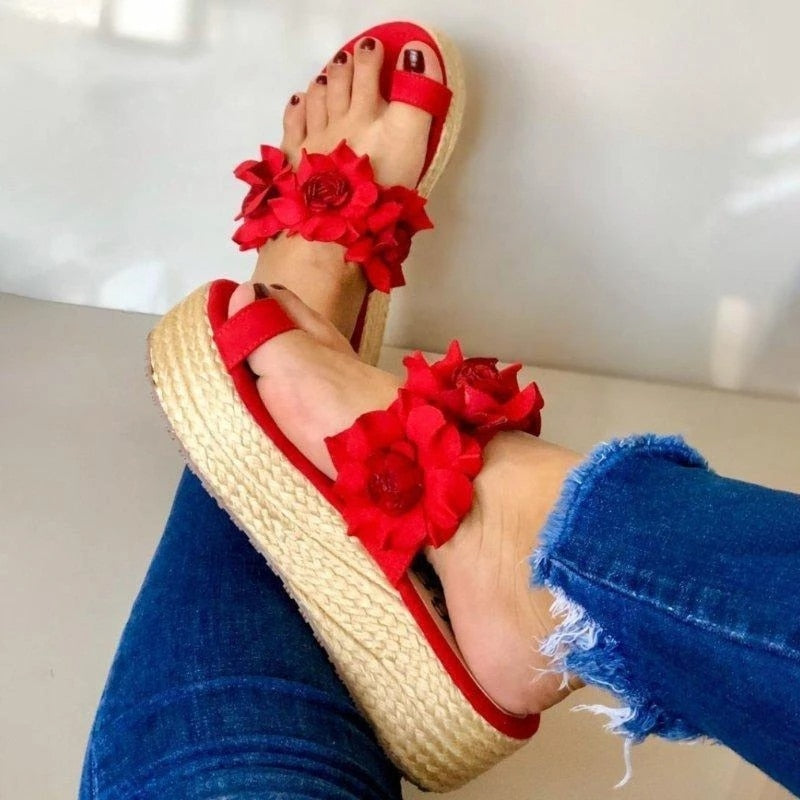 Sandalias con plataforma - Roses