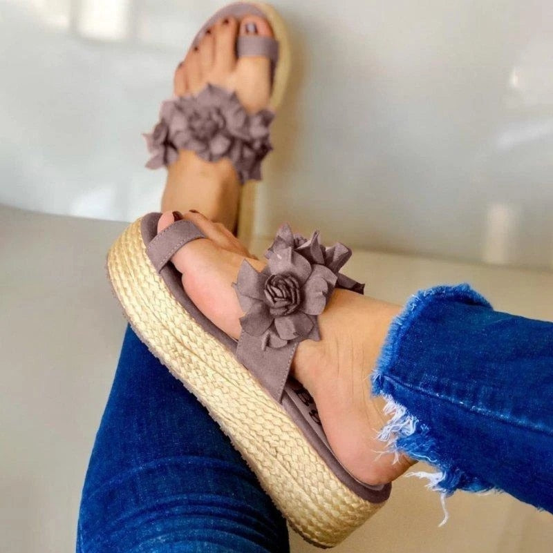 Sandalias con plataforma - Roses