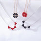 Collar - Trebol Rosa