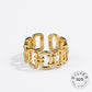 Anillo "Sello Flor" - Plata de 1º Ley S925