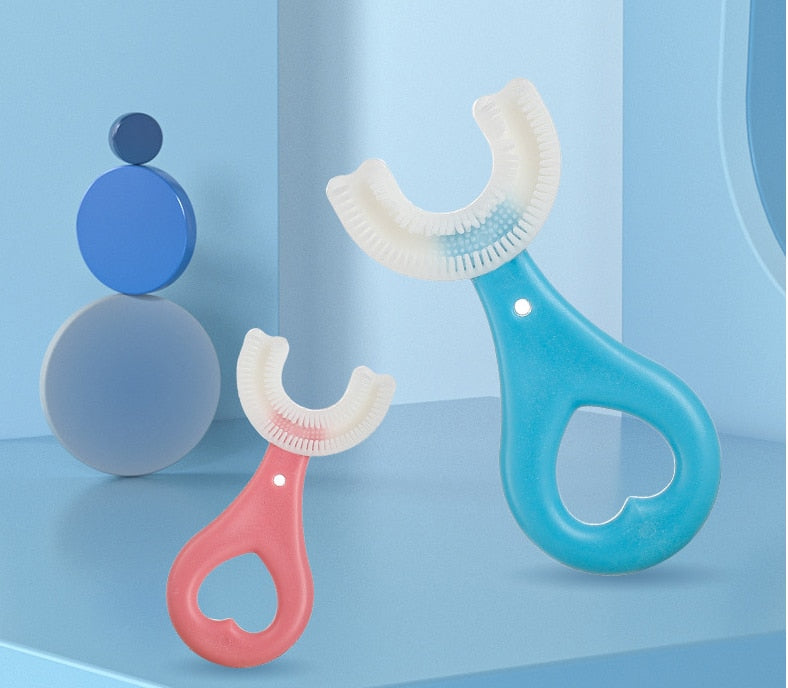 COMPRE 2 OBTENGA 1 GRATIS🎁360 ° Cepillo de dientes en forma de U para niños - yudachile