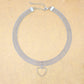 Collar "Gargantilla Ancha" - Plata de 1º Ley S925