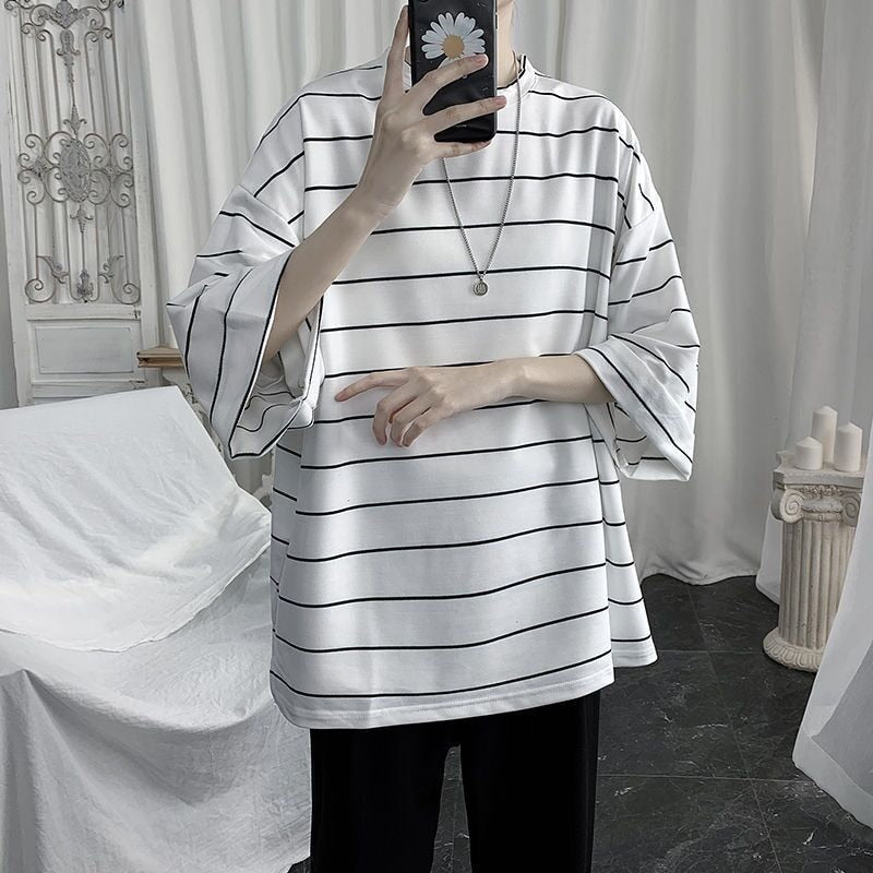 Camiseta- Oversize Stripes